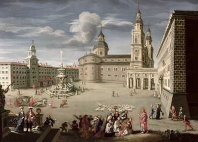 Christ Blessing the People of Salzburg by Christof Lederwasch
